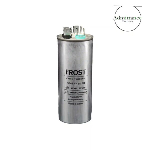 خازن کولر گازی مدل 55uF+5 برند FROST