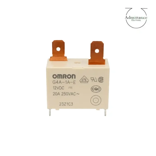 رله شاخک دار امرون 12 ولت 20 آمپر 4 پایه OMRON G4A-1A-E